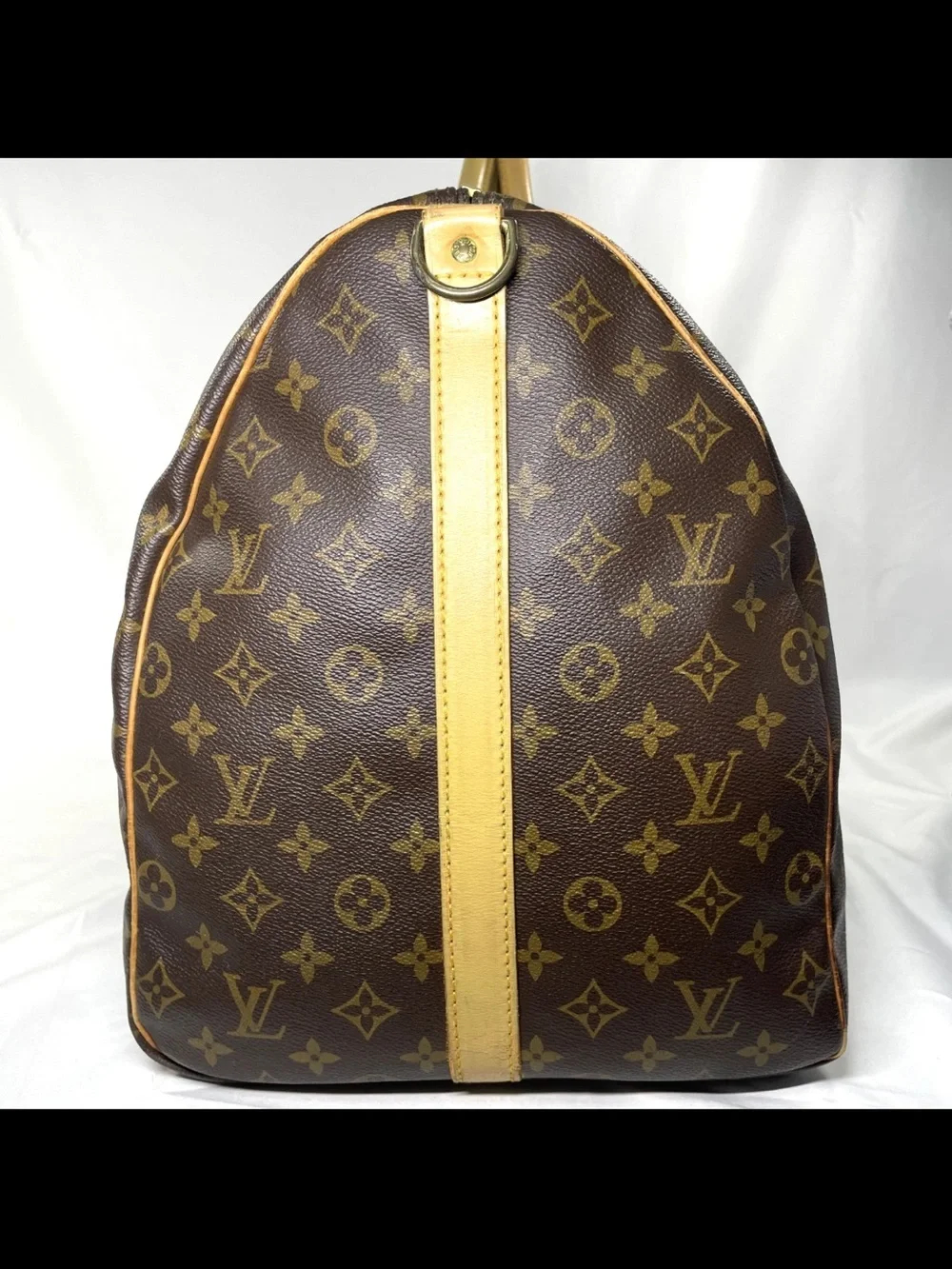 Louis Vuitton Brown Monogram Canvas Duffel with Vachetta Trim